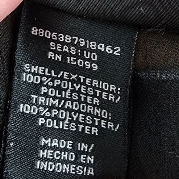 APOSTROPHE WOMEN'S FLOWY TOP WITH DRAWSTRING STRAPS THAT TIE IN FRONT SIZE LARGE - Picture 6 of 6